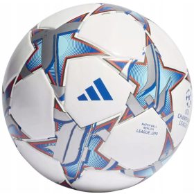   Adidas UCL Junior 290 League 23/24 Fußball, weiß und blau, Größe 4