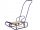  Traditioneller Metallschlitten LEANToys 13366