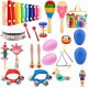  HOLZINSTRUMENTEN-SET FÜR KINDERKULMULARE