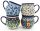 Tassen Becher Ceramika Artystyczna Beata Woźniak SET Q.502 x 4 Keramik 375 ml