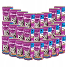    WHISKAS TUNA 24x400g Dose Whiskas Nassfutter für Katzen 9,6kg