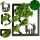 Dekoratives Moos BILD FAMILIE MOSS GAMBLE BONSAI BAUM BAUM DES LEBENS GLÜCK GESCHENK