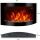 Wandkamin mit Heizfunktion El Fuego schwarz 2000 W 89 x 48 x 13,5 cm