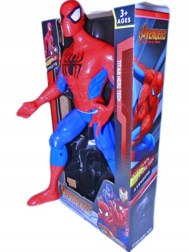  Megagroße bewegliche SPIDERMAN-FIGUR mit Licht und Ton