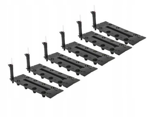  Prosperplast Blumentopf 309 cm x 18 x 4 cm aus schwarzem Kunststoff