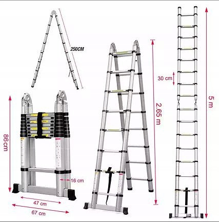 KONTRAKT 4348 Leiter 6 m Aluminium