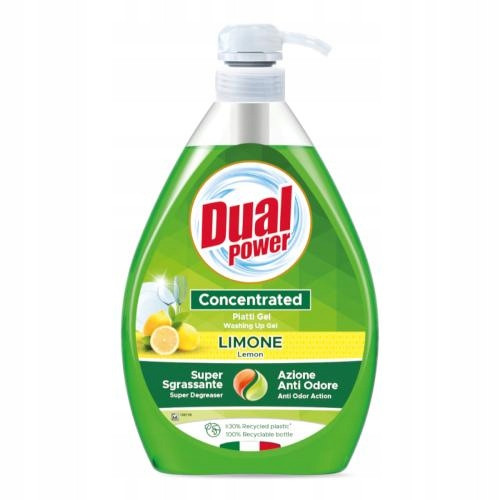  DUAL POWER Geschirrspülmittel ZITRONE 1L