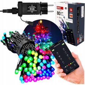    EMOS Lighting Außen-Weihnachtsbaumbeleuchtung 8 m 51 - 100 Lichter