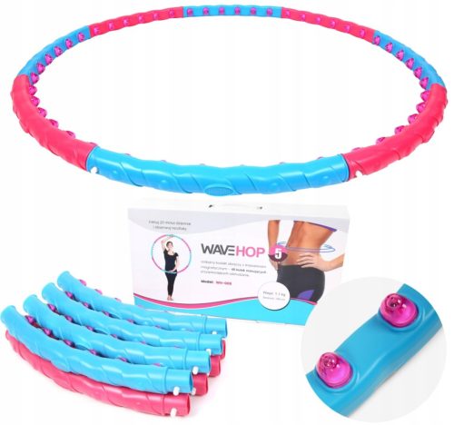  Schlankheits-Hula-Hop mit Nüssen und Kugelgewichten, faltbares Rad 108 cm