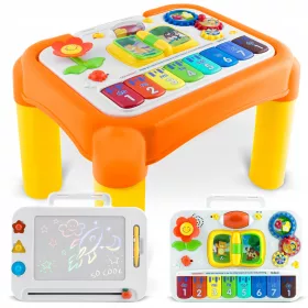    INTERAKTIVES PÄDAGOGISCHES TISCHBRETTSPIELZEUG FÜR KINDER SANDKASTEN 3in1