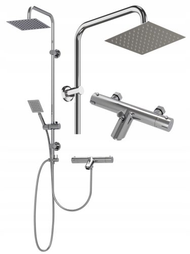 Aufputz-Duschset Granitan TOBA + LATON