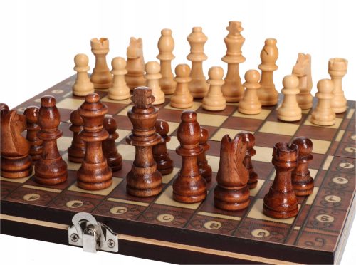  Hölzernes Schach WEISSES SPIELZEUG GROSSHANDEL