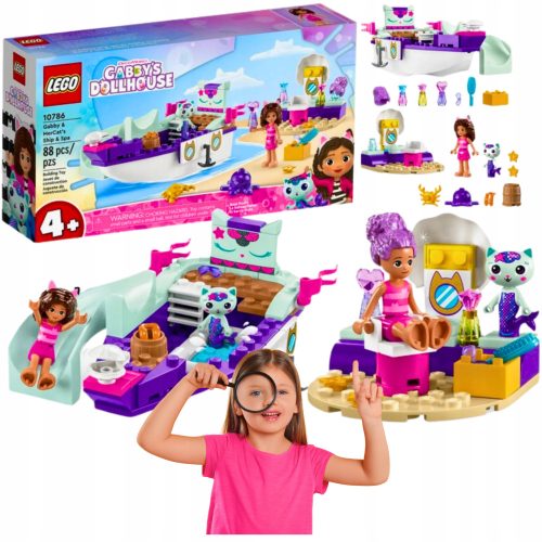  LEGO Gabis Katzenhaus 100786 Gabis Schiff und Spa und die Meerjungfrauen Lego Gabis Katzenhaus-Bauset