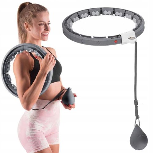 Hula Hoop mit HMS-Noppen, 45 cm, schwarz