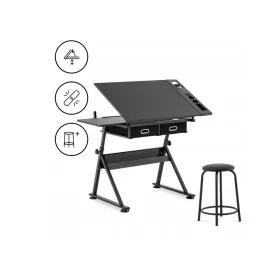    Fromm & Starck rechteckiger Schreibtisch 60 x 137,5 x 91,5 cm schwarz