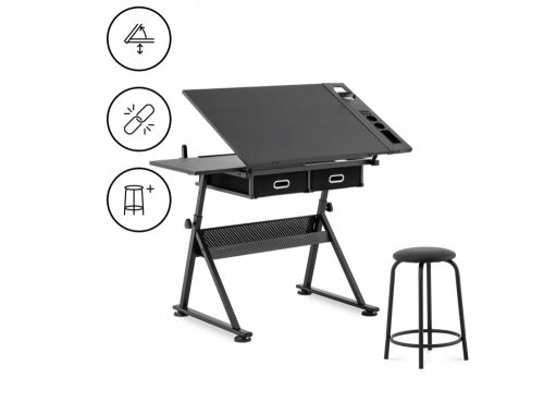  Fromm & Starck rechteckiger Schreibtisch 60 x 137,5 x 91,5 cm schwarz