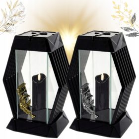    Paraffinkerze Kerze mit Allerheiligenblüten mehr als 75 Stunden haltbar