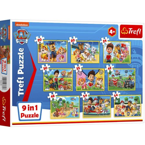  Trefl Puzzle 9in1 327 Teile Paw Patrol 9in1