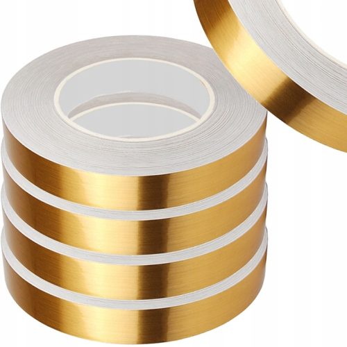 Dekorative Wandaufkleber Dekoratives selbstklebendes Goldband 2 cm/50 Meter