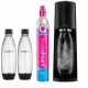  SodaStream Terra Schwarzsättiger + 2 Flaschen