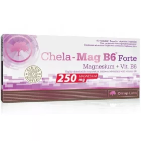   Chela-Mag B6 Forte Mega Caps: Hochdosiertes Magnesium mit Vitamin B6 für Muskelfunktion