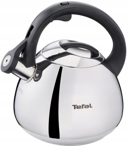 Wasserkocher und Teekannen Tefal traditioneller Wasserkocher aus Stahl, 2,7 l, Chrom, Schwarz, Grau- und Silbertöne