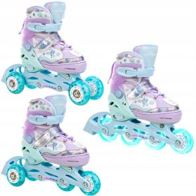  Rollschuhe 3in1 RAVEN Isla 30-33 LED-Rad