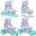  Inlineskates Rollschuhe 4in1 RAVEN Isla 30-33 LED-Räder