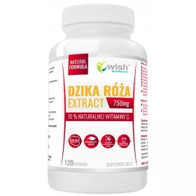   Hagebutten-Extrakt 750 mg - 120 Kapseln, 100% reiner Rosa Canina-Extrakt