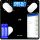  Blow 44-092# Personenwaage + Blow AAA Zink-Kohle-Batterie (R3) 2 Stk.