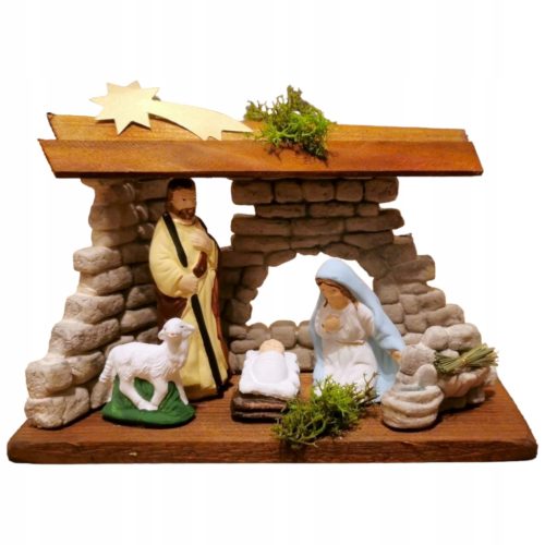  SCHÖNE NATIVE WEIHNACHTEN Jesus Maria Holzfiguren POLSKA Pracownia