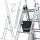 Höhere Leiter 10,83 m Aluminium 3 x 16 bis 150 kg