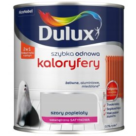  Dulux Acrylfarbe für Metall 0,75 l, aschgrau seidenmatt