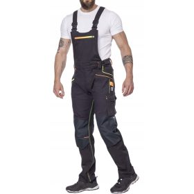   Ardon lange Arbeitshose ARDON CREATRON Latzhose - Schwarz-Neon, Größe 48