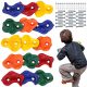 Spielplätze im Garten Griffe Klettersteine Garten Haus Kletterset SCHRAUBEN 15-tlg