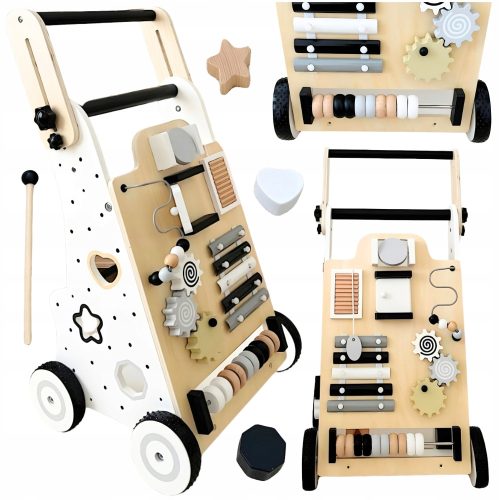  PÄDAGOGISCHER RIDE-ON-SCHIEBER-LAUFWANDERER AUS HOLZ