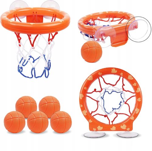 AUFGEHÄNGTES MINIBASKETBALLRAUMSPIEL + BÄLLE