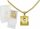  Monaliza Diamond Full Damen-Goldkette mit Medaillon PR 585