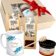  GESCHENKKORB-SET MIT TEE, HONIG, HONIG, DANKESCHÖN, GESCHENKBOX Zp1