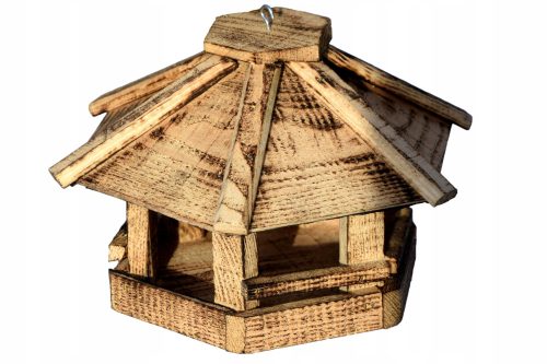 Boxen (Häuser) und Vogelhäuschen Meisenvogelhaus, RUNDER Futterhäuschen aus Holz