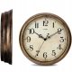 Uhr für zu Hause Wanduhr Retro-Wanduhr - HYLANDA Brauntöne, 30 cm