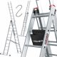 Höhere Leiter 7,35 m Aluminium 3 x 11 bis 150 kg