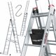 Höhere Leiter 6,31 m Aluminium 3 x 10 bis 150 kg
