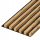 Wandlamellen 20x20 mm auf Akustikfilz, 246 mm breit, 6 Lamellen