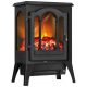 Freistehender Kamin mit Heizfunktion, elektrisch MPM, schwarz, 1750 W, 37,5 x 55,7 x 25,5 cm
