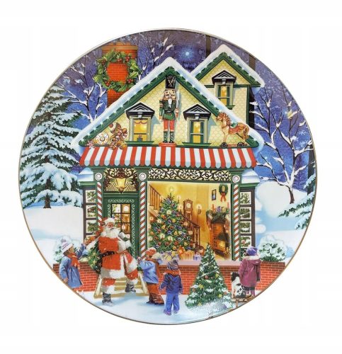  Frühstücksteller Weihnachts-Dessertteller Altom Magic Village 20 cm