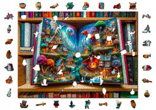  Enchanted Tales 1000 Teile Wooden.City Holzpuzzle