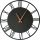 Uhr für zu Hause Wanduhr, schwarz, 30 cm