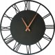 Uhr für zu Hause Wanduhr, schwarz, 30 cm