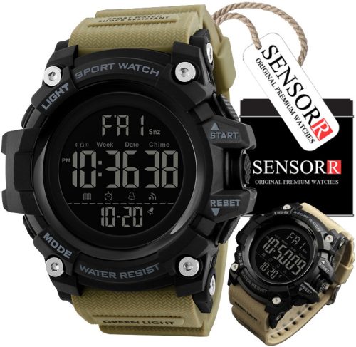  SENSORR Herrenuhr Sport Herrenuhr elektronische Stoppuhr S202